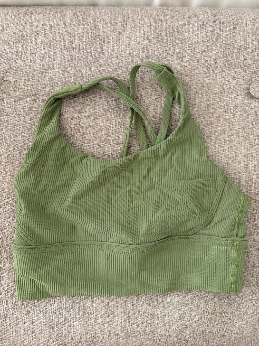 Lululemon longline ribbed sports bra